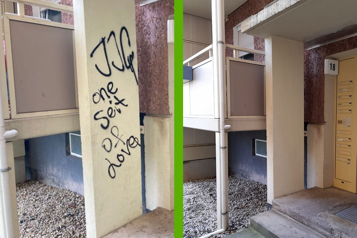 Graffitientfernung